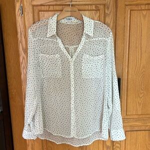Express portifino sheer star shirt